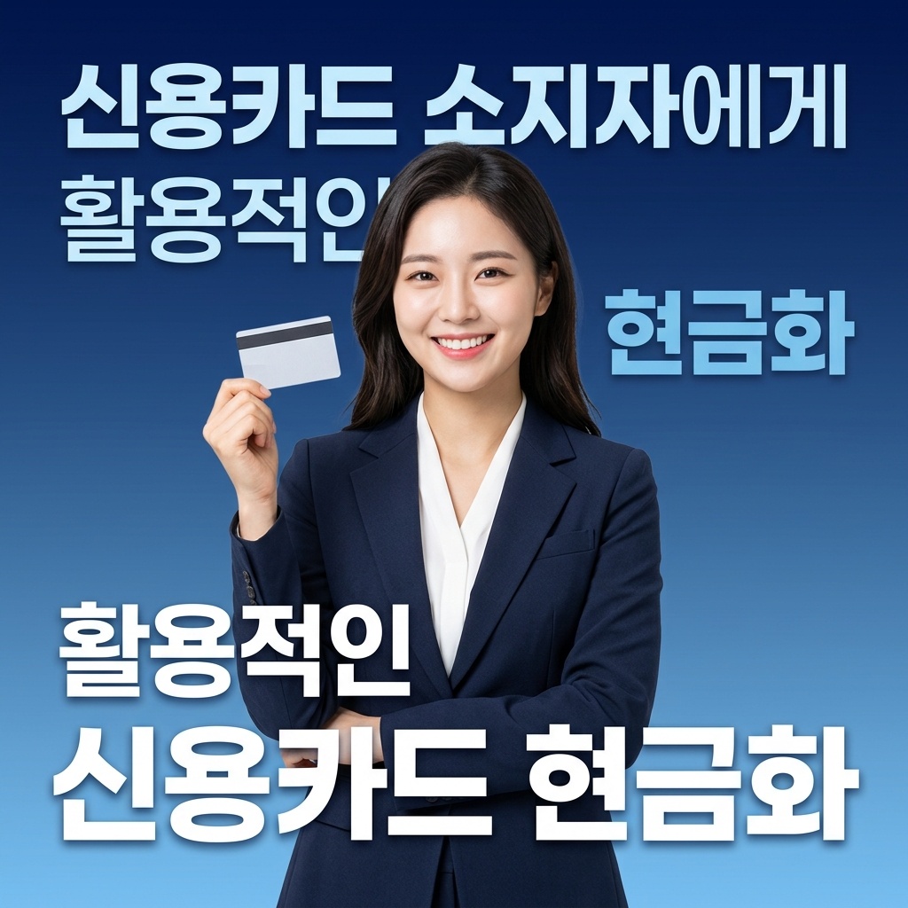 신용카드 소지자에게 활용적인 현금화